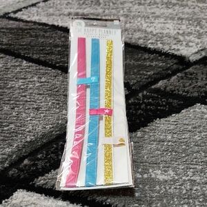 CREATE 365 THE HAPPY PLANNER ELASTIC PLANNER BANDS- PEN HOLDERS- BOOKMARKS